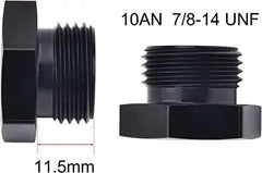 VIKKSAER 10AN Block Off Cap ORB Fitting With O-ring - Automotive Retrofit Plug 2-Pack