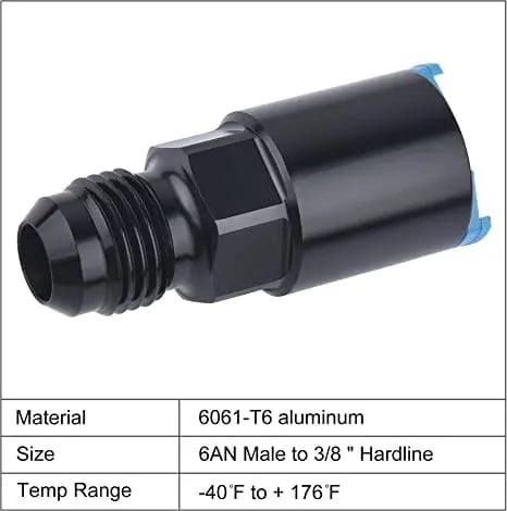 evilenergy EVIL ENERGY 6/8AN Male to 3/8"or 5/16" SAE Quick-Disconnect Female Push-On EFI Fitting