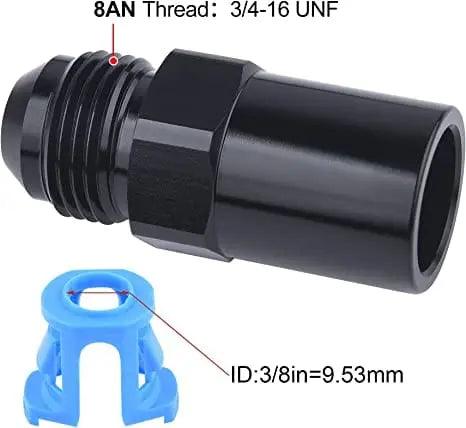 evilenergy EVIL ENERGY 6/8AN Male to 3/8"or 5/16" SAE Quick-Disconnect Female Push-On EFI Fitting