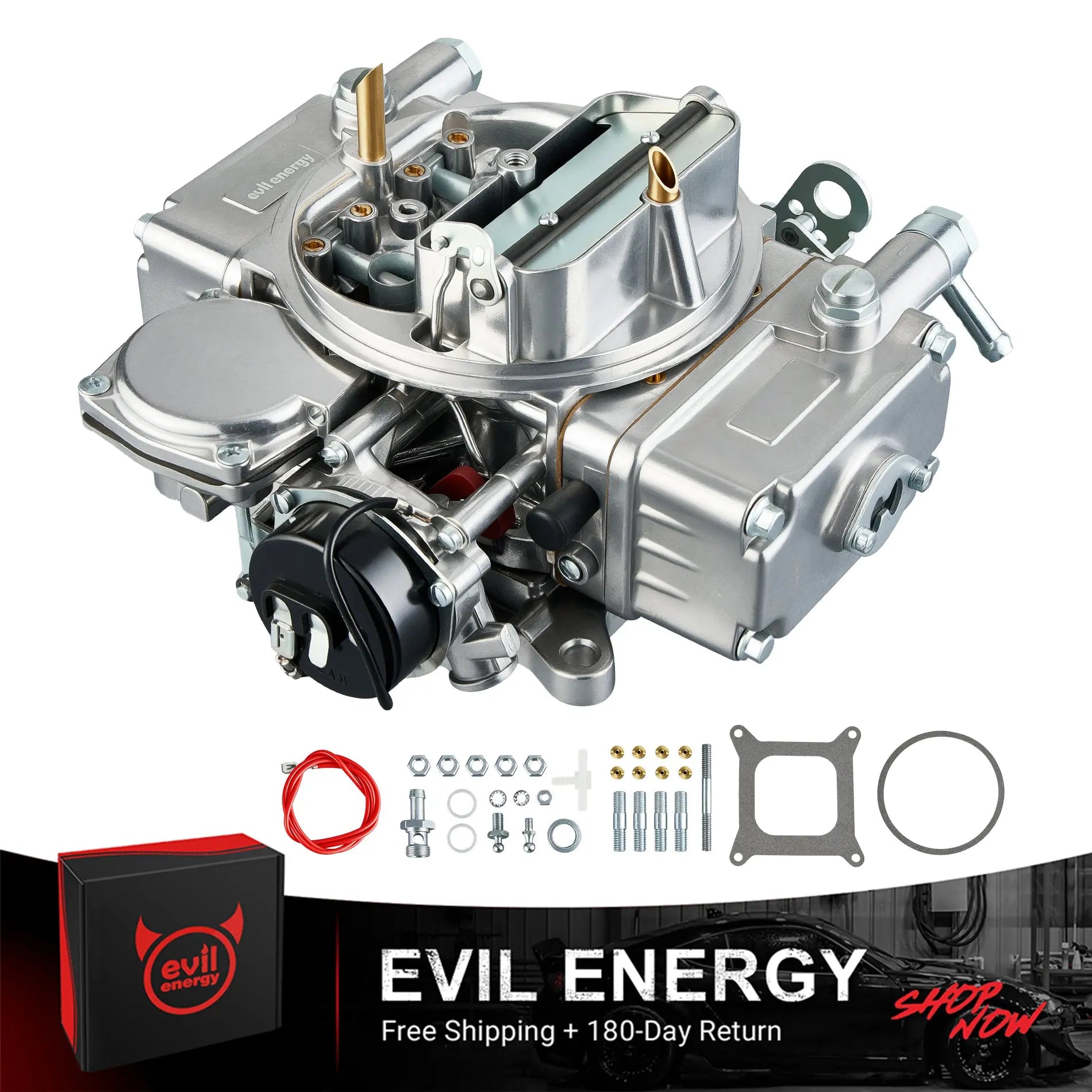 EVIL ENERGY EVIL ENERGY 600 CFM 0-80457S Square bore Performance Carburetor