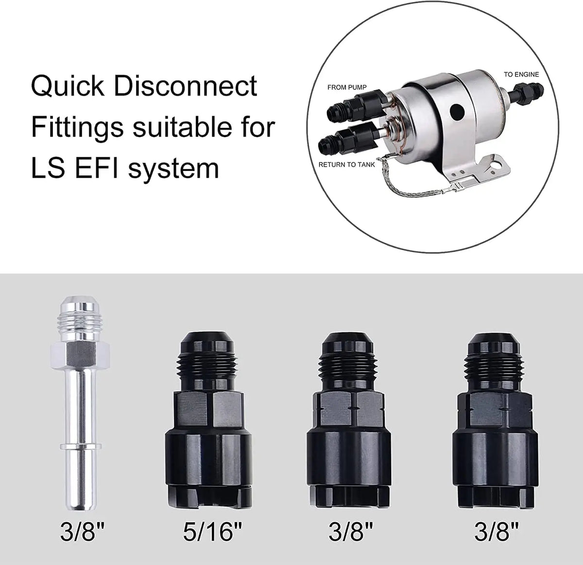 Trustline Fitting EVIL ENERGY 6AN 3/8