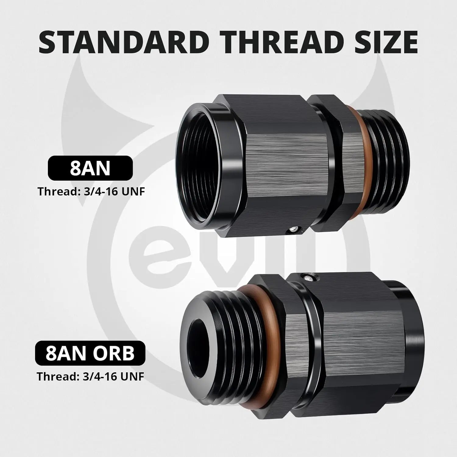 [8AN Female to 8 ORB,Straight]