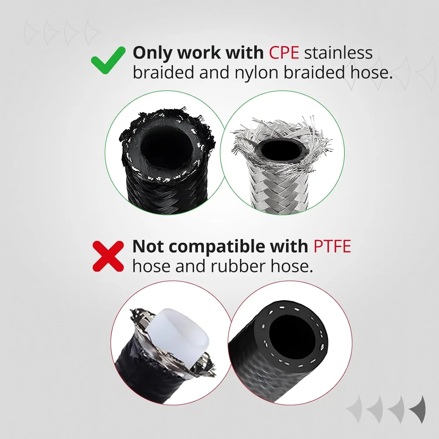 EVILENERGY EVIL ENERGY 6AN Hose End Fitting 45 Degree Swivel Low Profile Forged Aluminum for CPE Braided Line