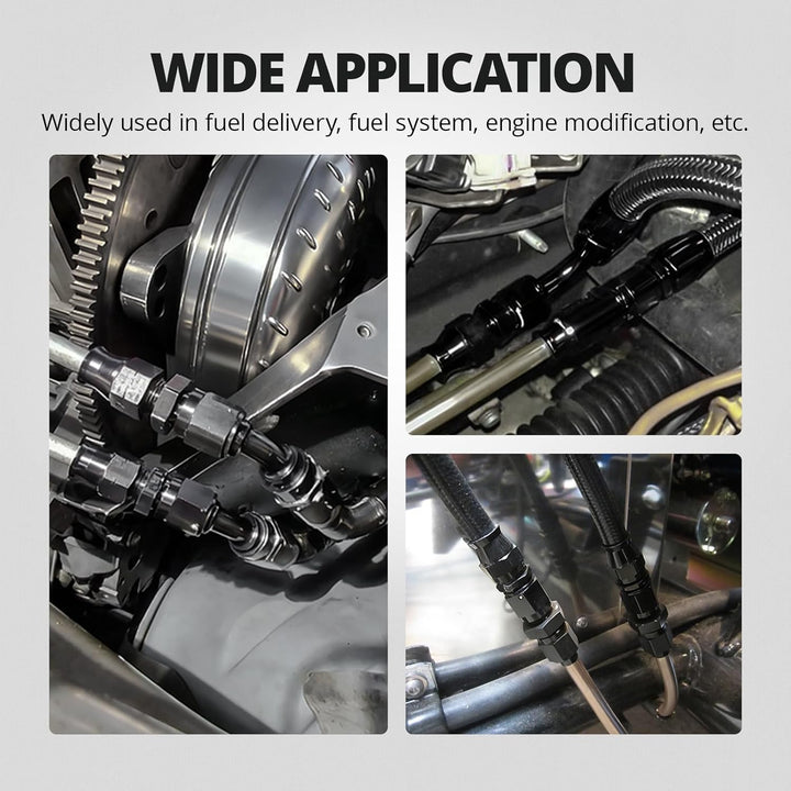 EVIL ENERGY 6AN/8AN to 3/8" Hardline Compression Adapter – 90 Degree Aluminum Fitting - EVILENERGY