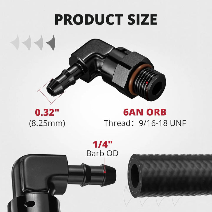 [6AN to 1/4 inch]