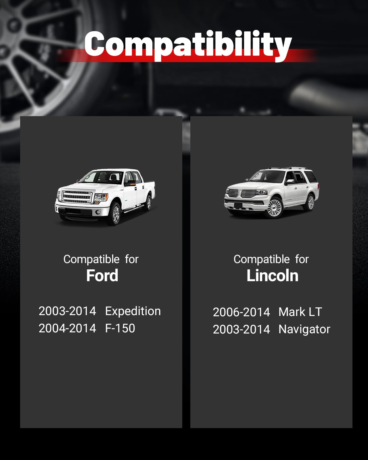 EVIL ENERGY Hubcentric Wheel Spacers 6X135 for Ford F150 2004-2014 – 4PCS (1.5/2 Inch） - EVILENERGY