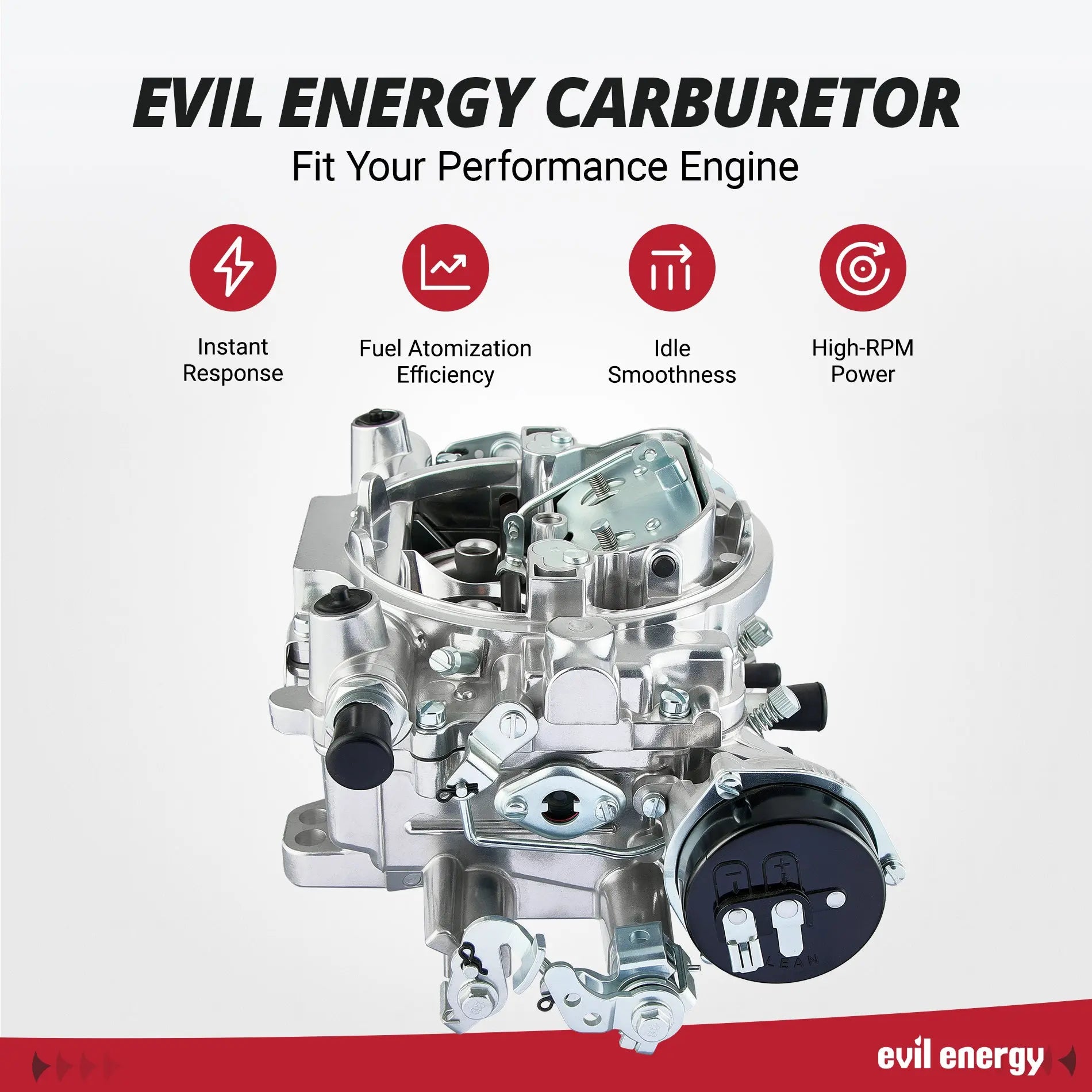 EVIL ENERGY EVIL ENERGY 750 CFM 1411 Square bore Performance Carburetor