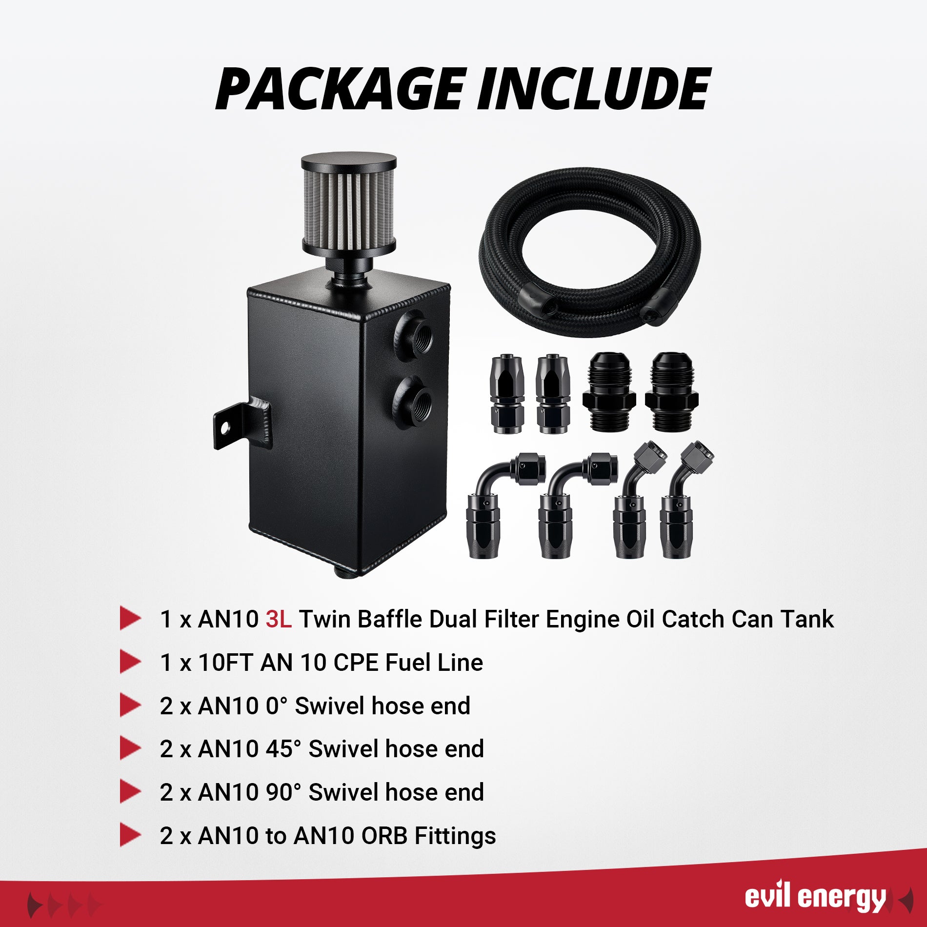 [3L,10 FT CPE Fuel Line Kit]