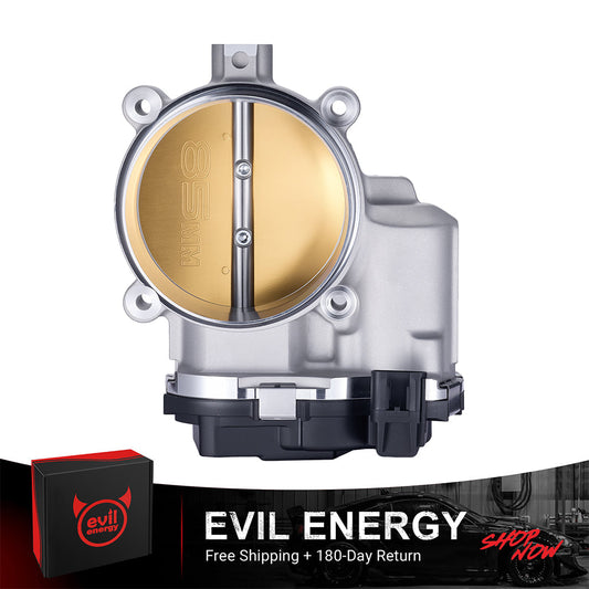 EVIL ENERGY 85mm Electronic Throttle Body - Front View, Free Shipping + 180 - Day Return