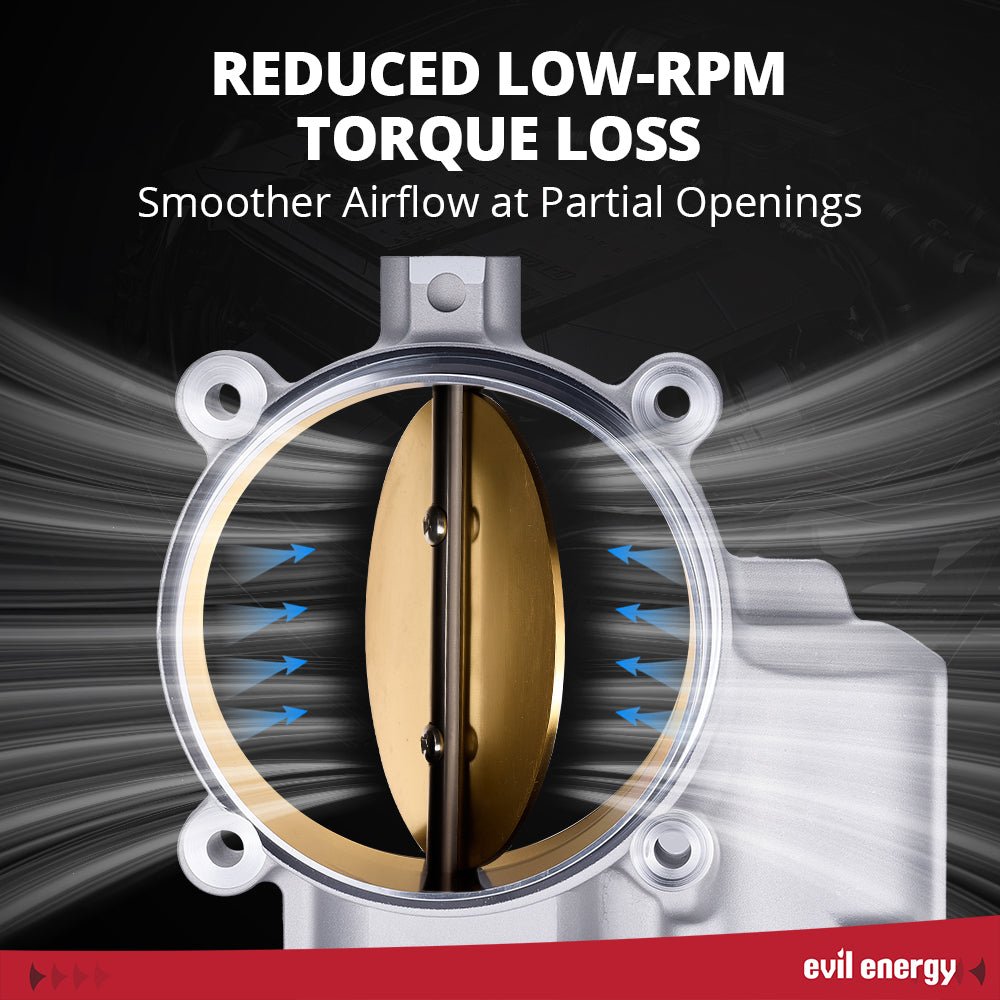 EVIL ENERGY 85mm Electronic Throttle Body - Reduced Low - RPM Torque Loss, Smoother Airflow