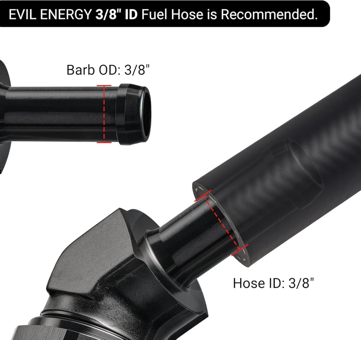 [8AN to 3/8 Inch,45 Degree]