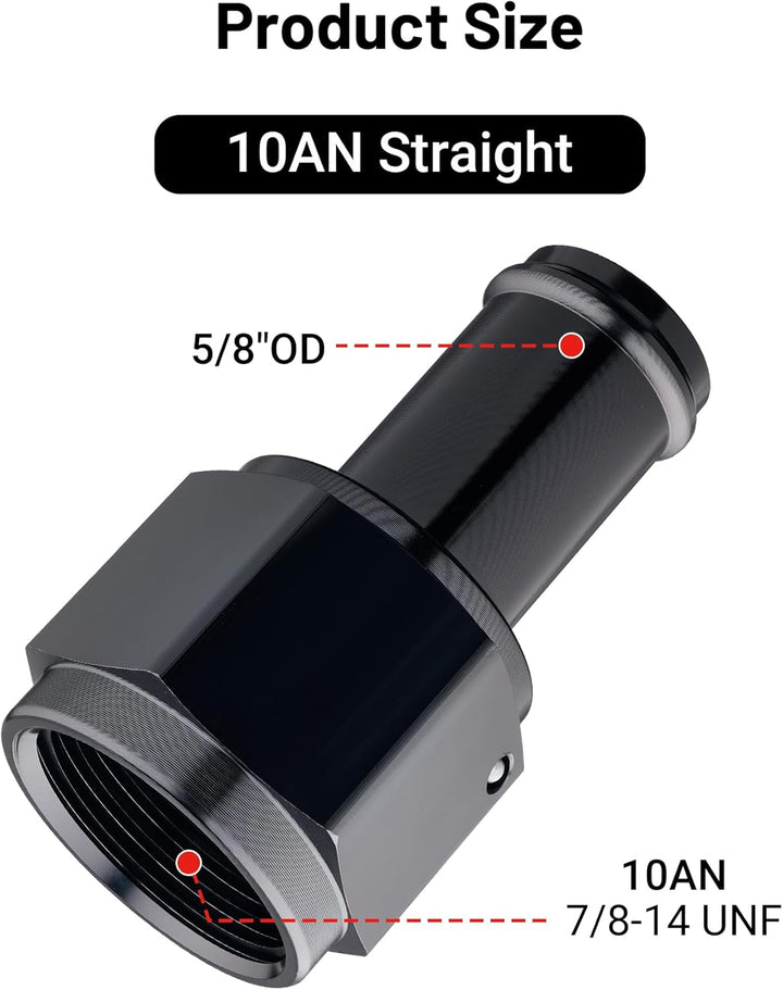 [10AN to 5/8 Inch,Straight]