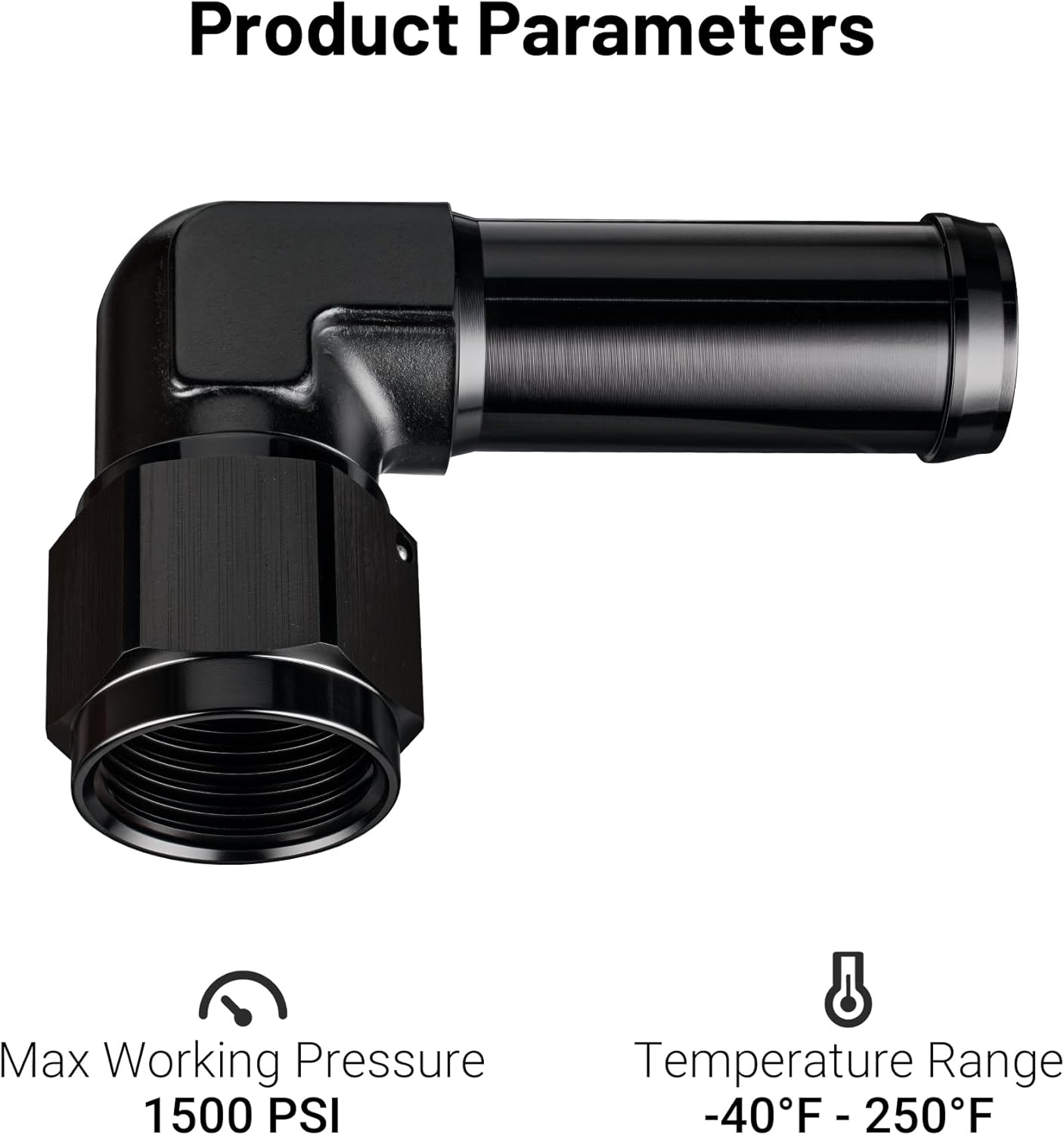 [10AN to 3/4 Inch,90 Degree]