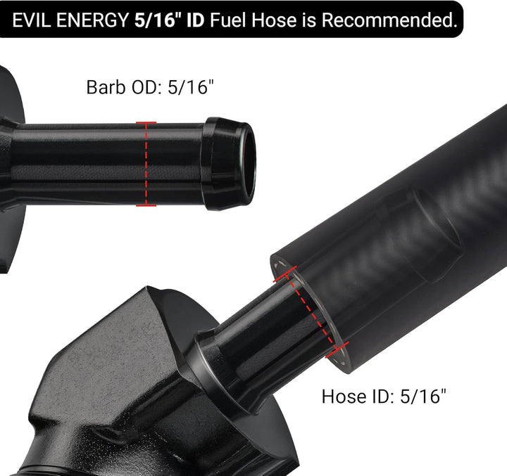 [8AN to 5/16 Inch,45 Degree]