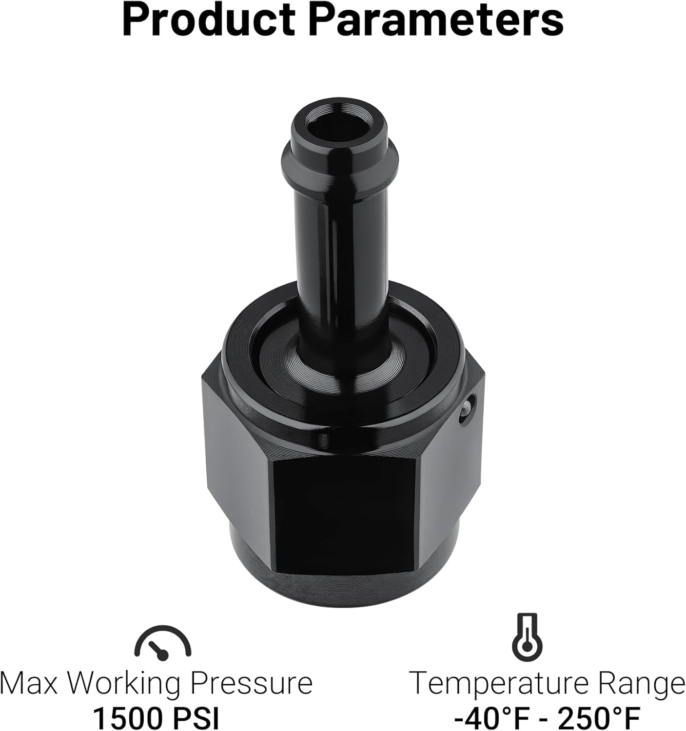 [6AN to 1/4 Inch,Straight]