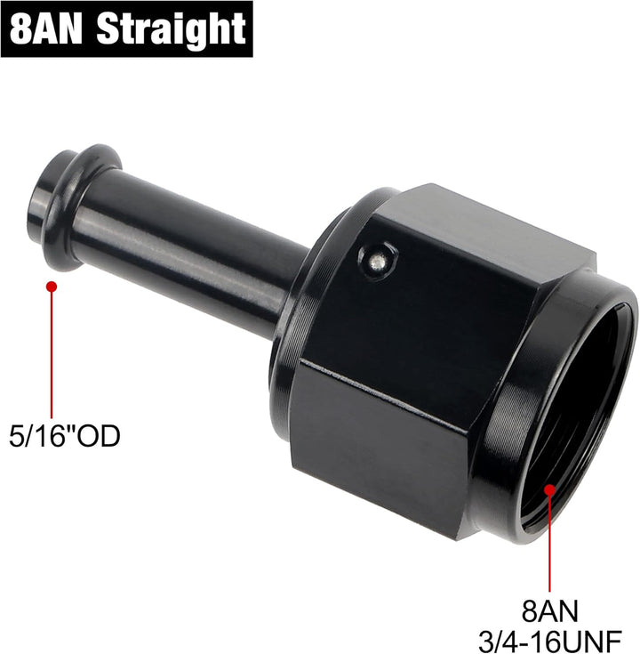 [8AN to 5/16 Inch,Straight]