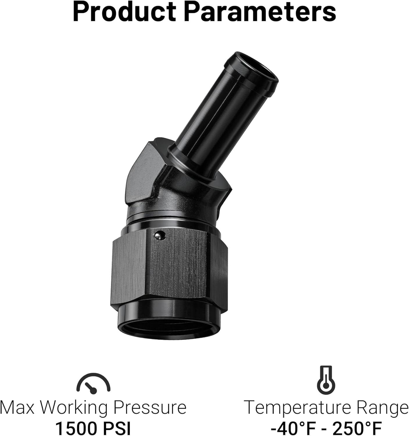 [10AN to 1/2 Inch,45 Degree]