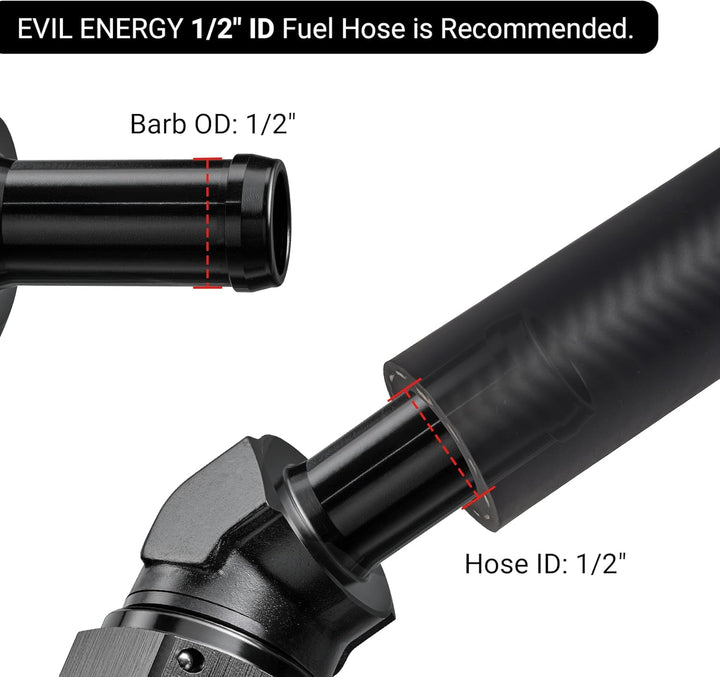 [10AN to 1/2 Inch,45 Degree]