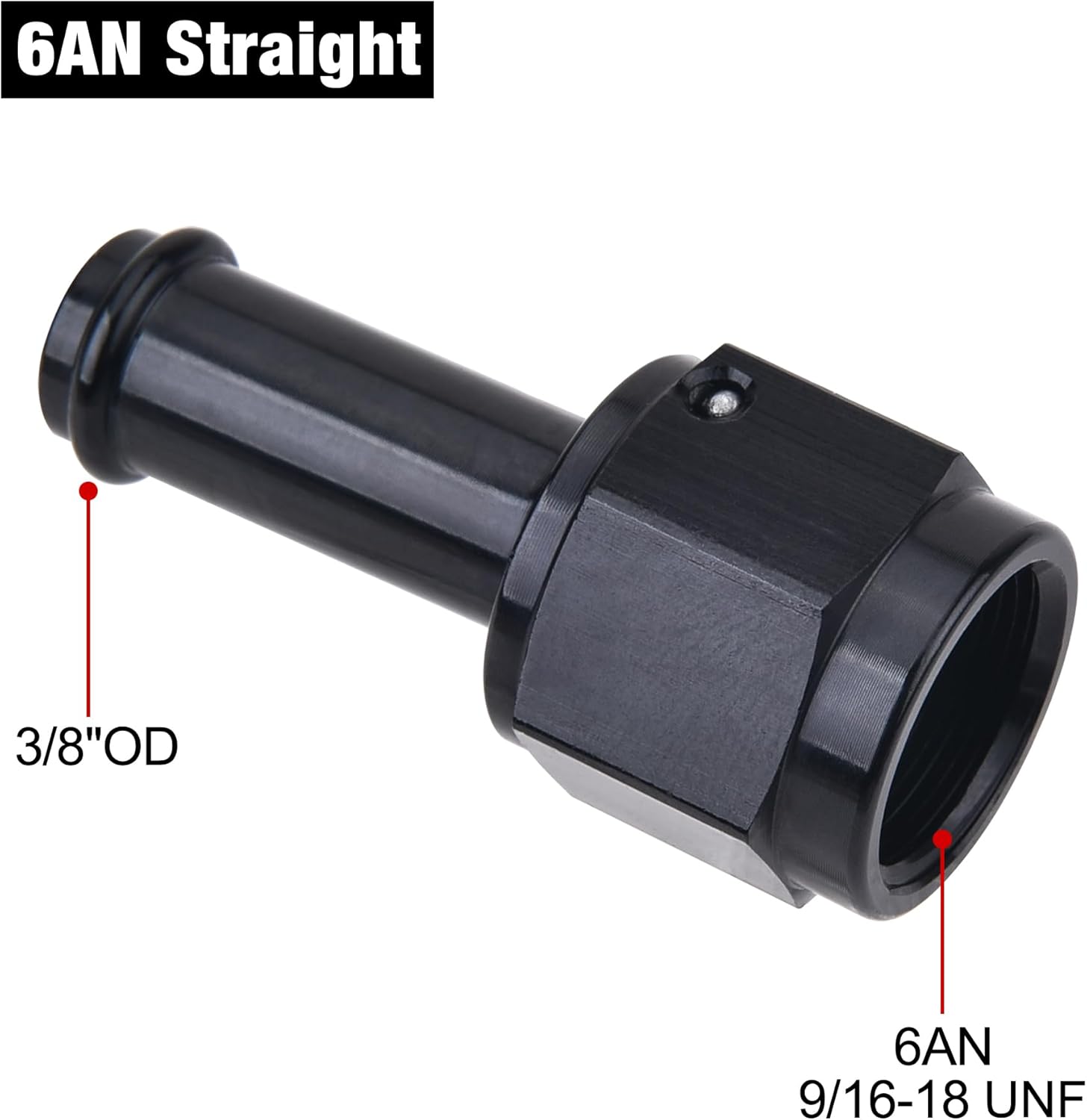 [6AN to 3/8 Inch,Straight]