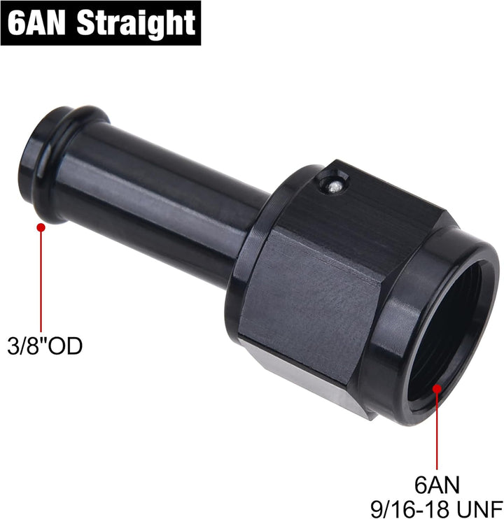 [6AN to 3/8 Inch,Straight]