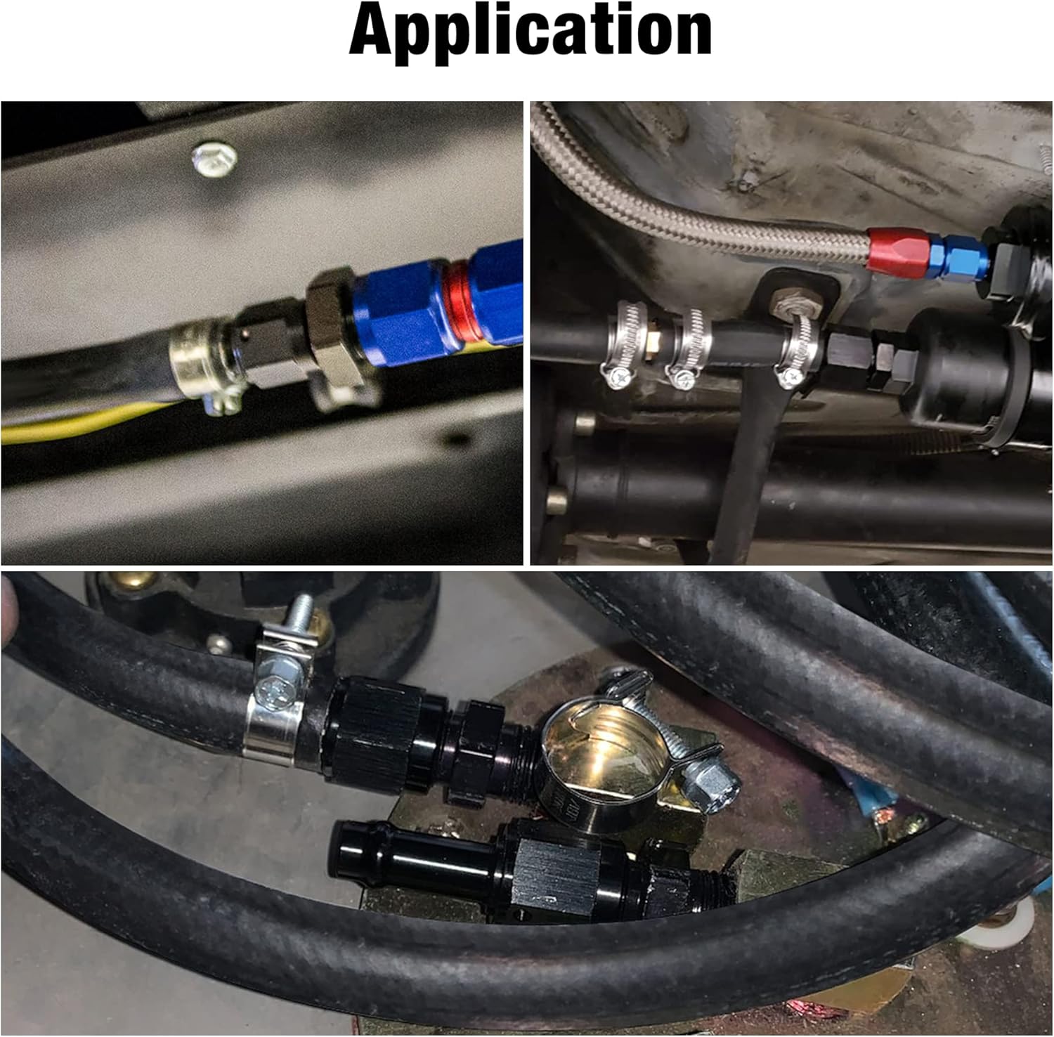 EVIL ENERGY 4/6/8/10AN Female to Barb Hose Fitting 0/45/90 Degree Swivel - EVILENERGY