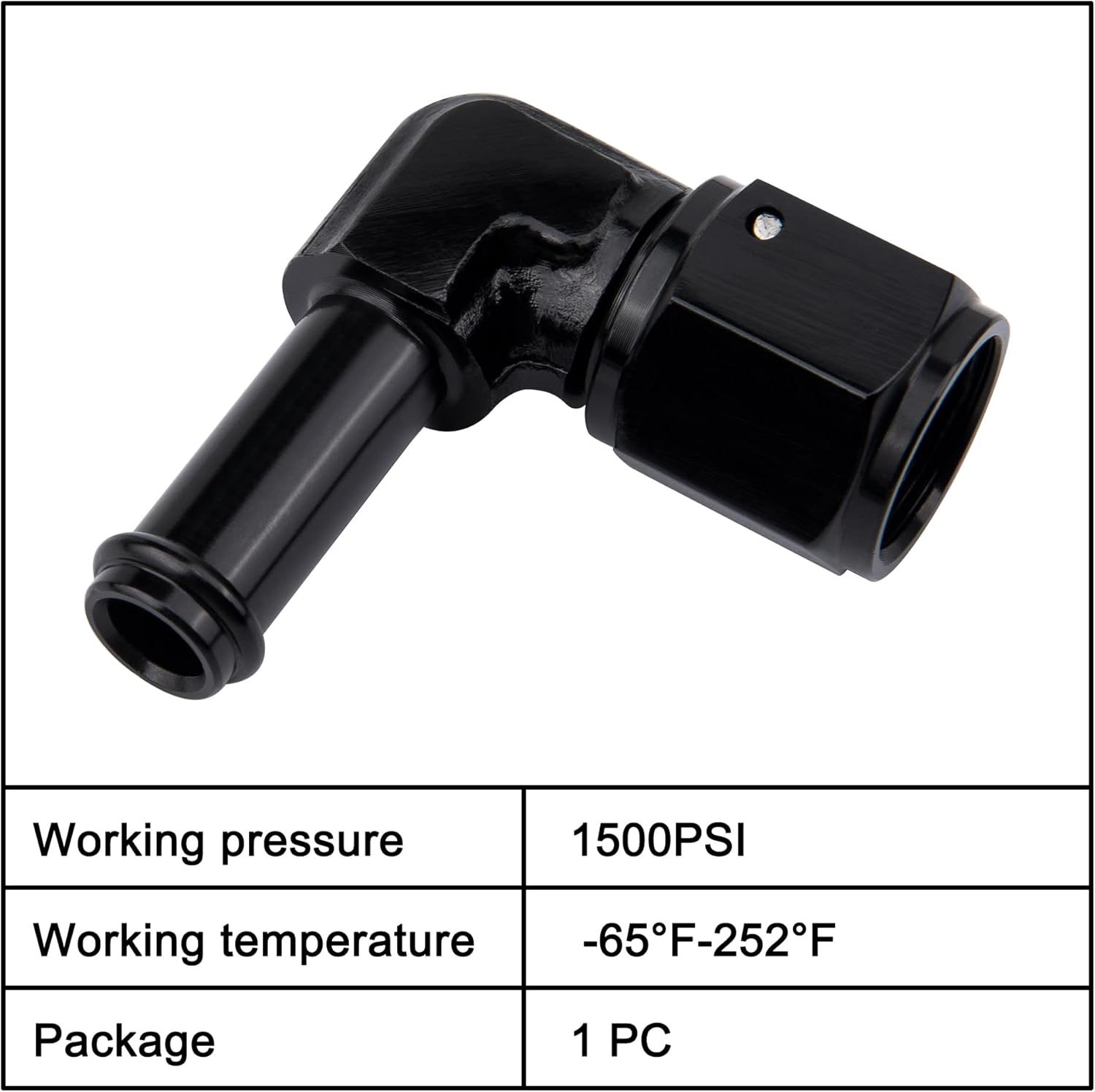 [8AN to 1/2 Inch,90 Degree]