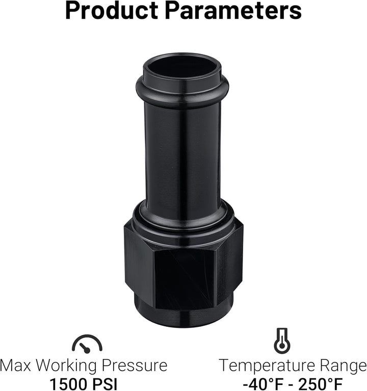 [6AN to 1/2 Inch,Straight]