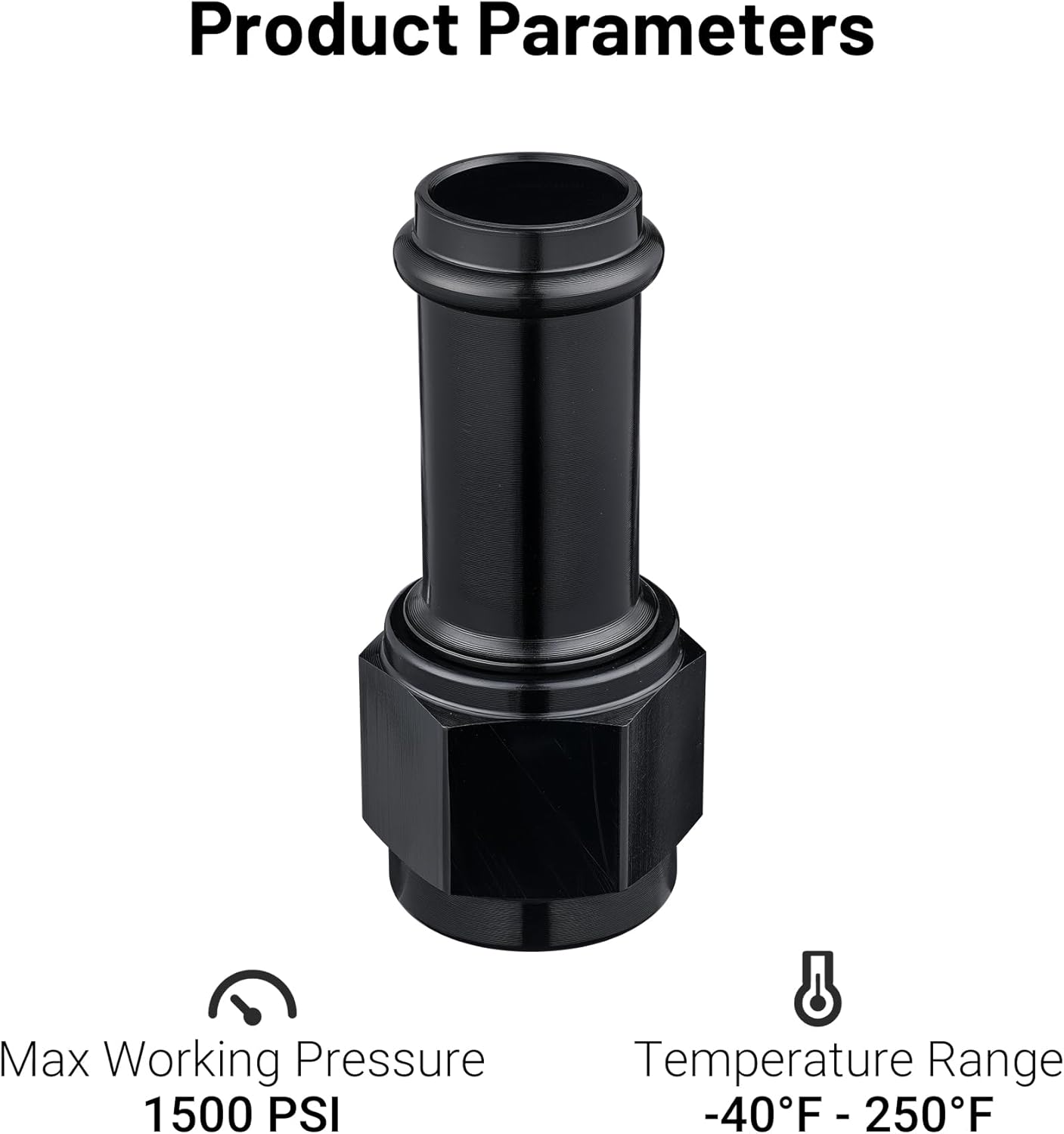 [6AN to 1/2 Inch,Straight]