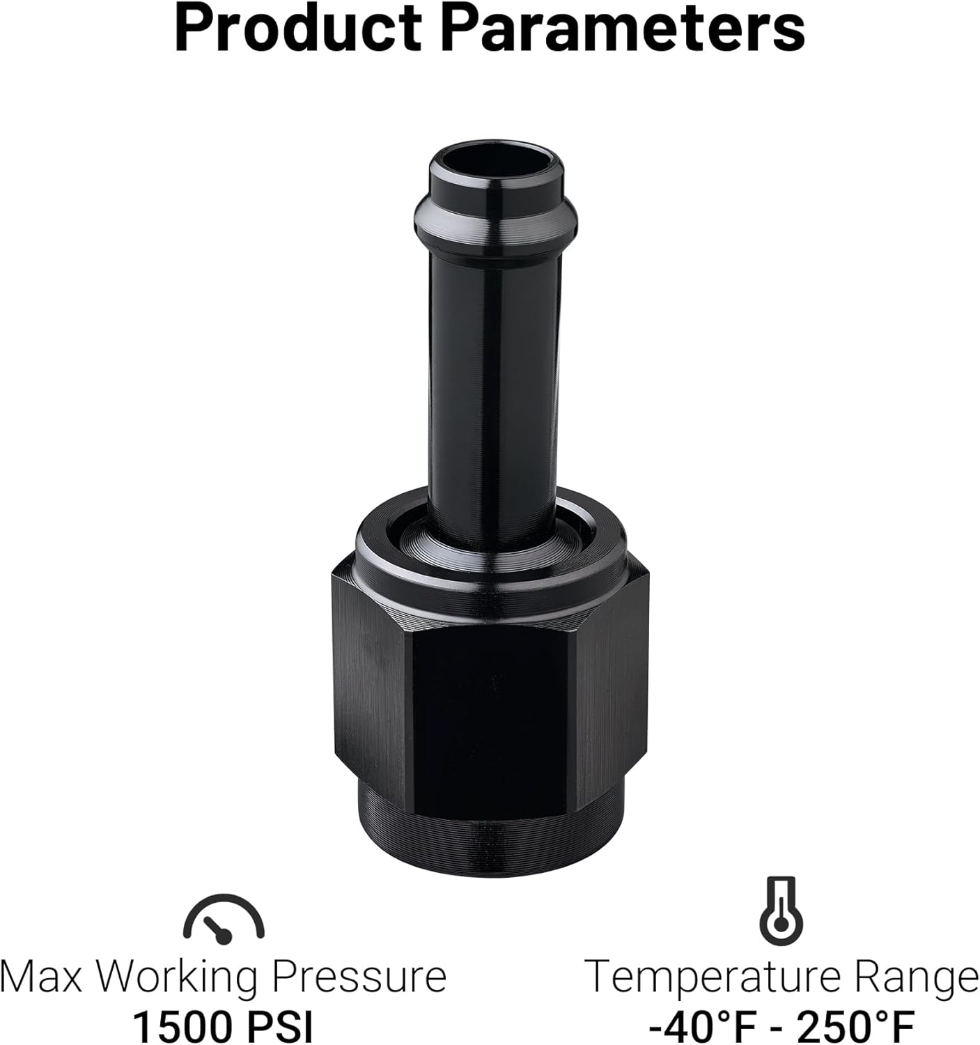 [4AN to 1/4 Inch,Straight]