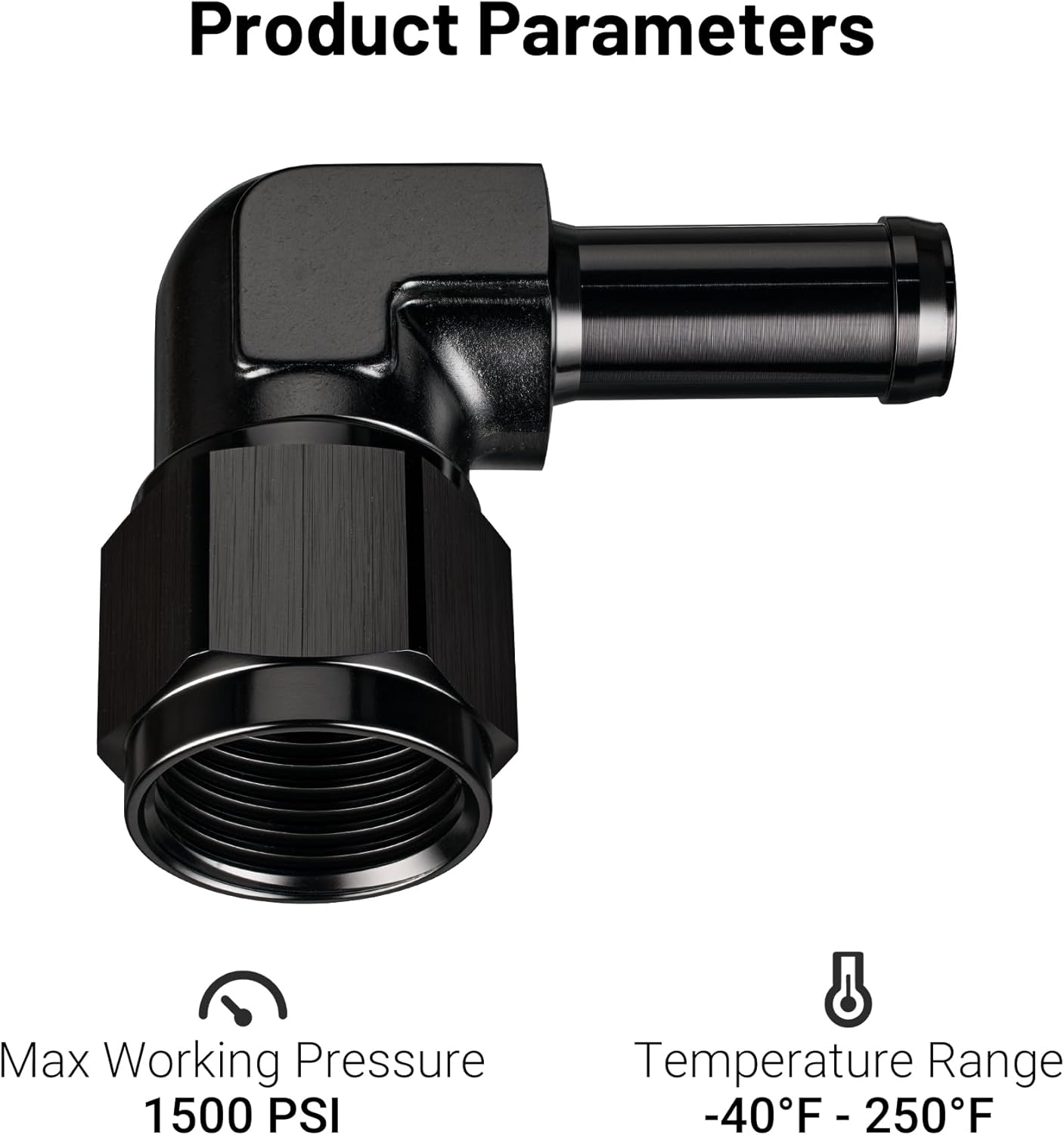 [10AN to 1/2 Inch,90 Degree]