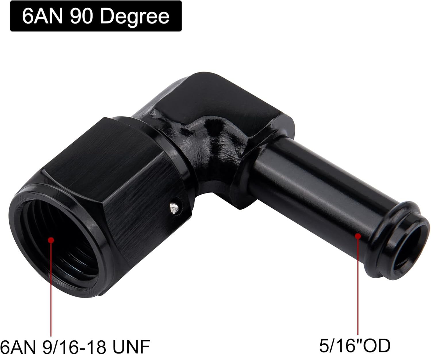 [6AN to 5/16 Inch,90 Degree]