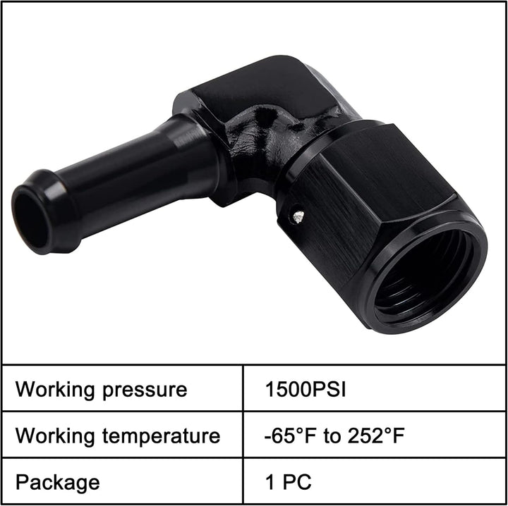 [6AN to 5/16 Inch,90 Degree]