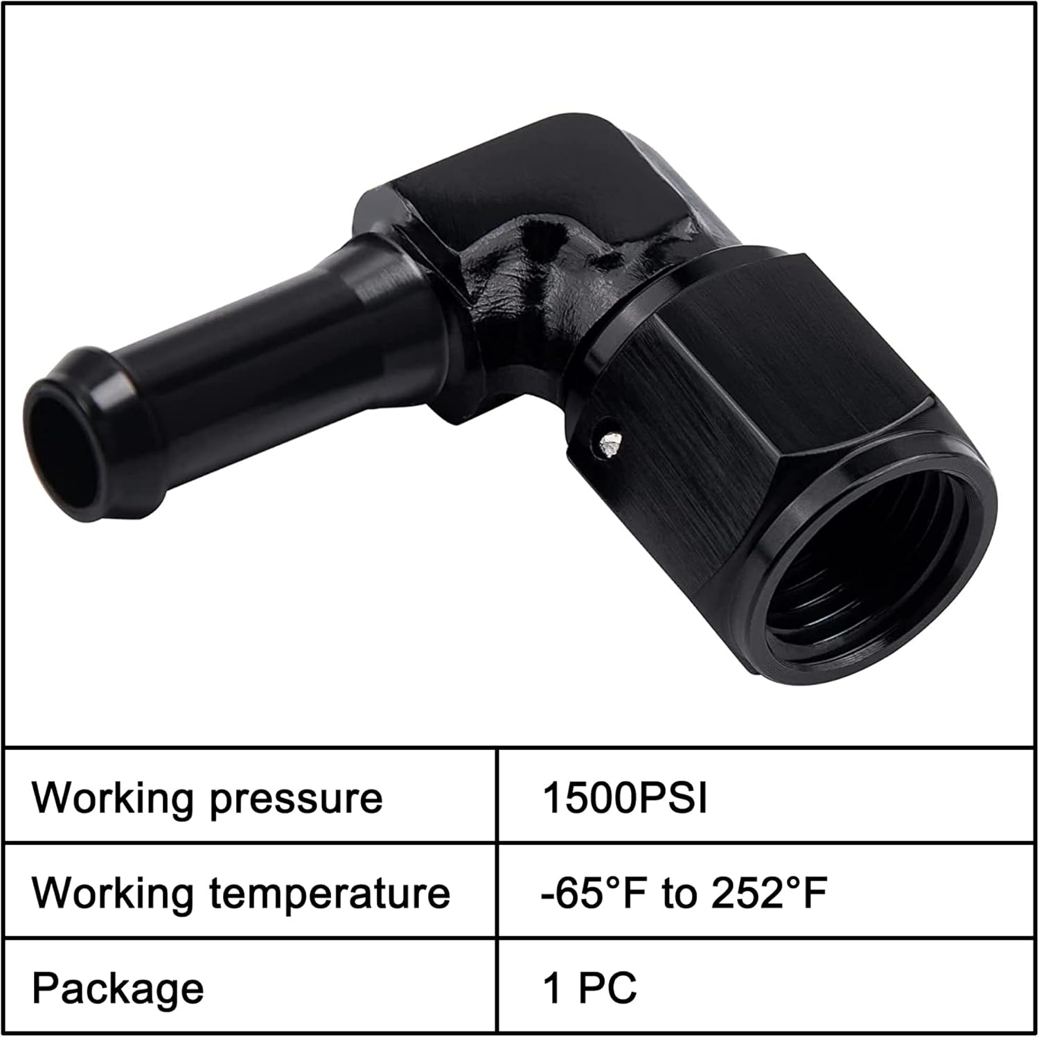 [6AN to 5/16 Inch,90 Degree]