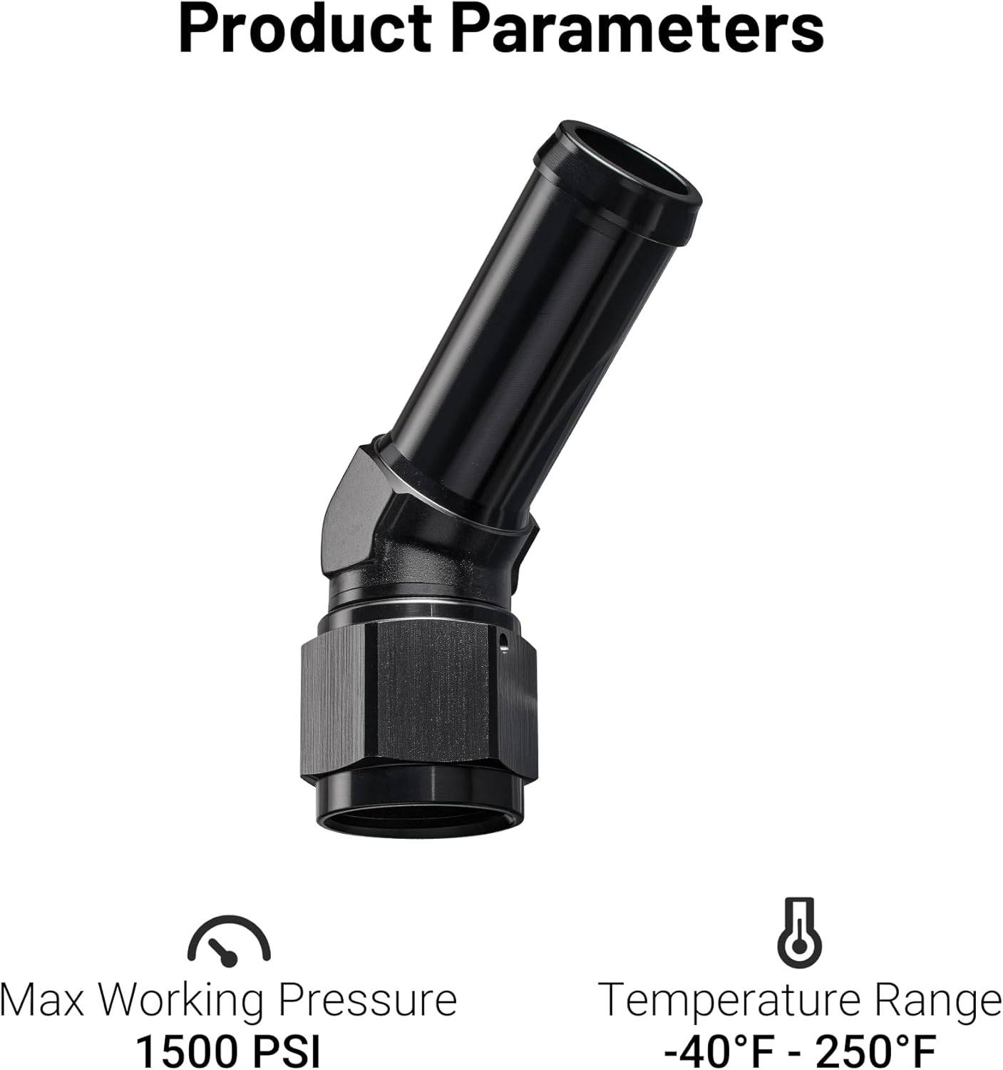 [10AN to 3/4 Inch,45 Degree]