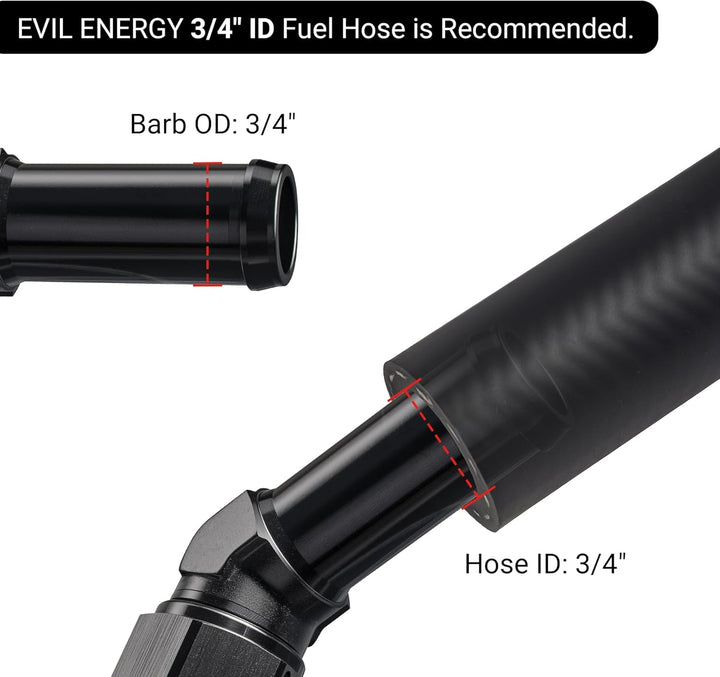 [10AN to 3/4 Inch,45 Degree]