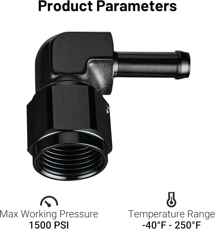 [8AN to 5/16 Inch,90 Degree]