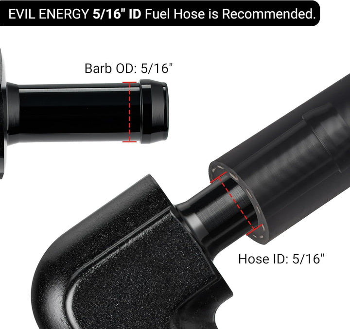 [8AN to 5/16 Inch,90 Degree]