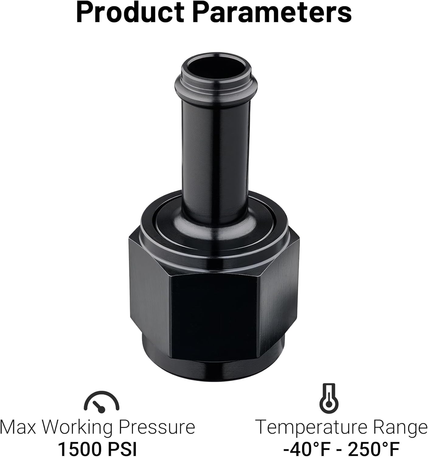 [8AN to 3/8 Inch,Straight]