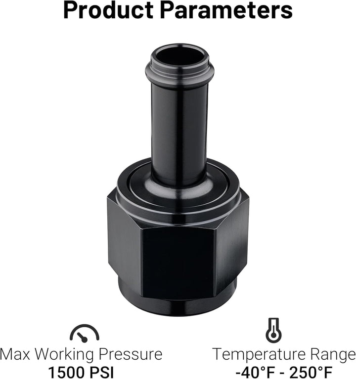 [8AN to 3/8 Inch,Straight]