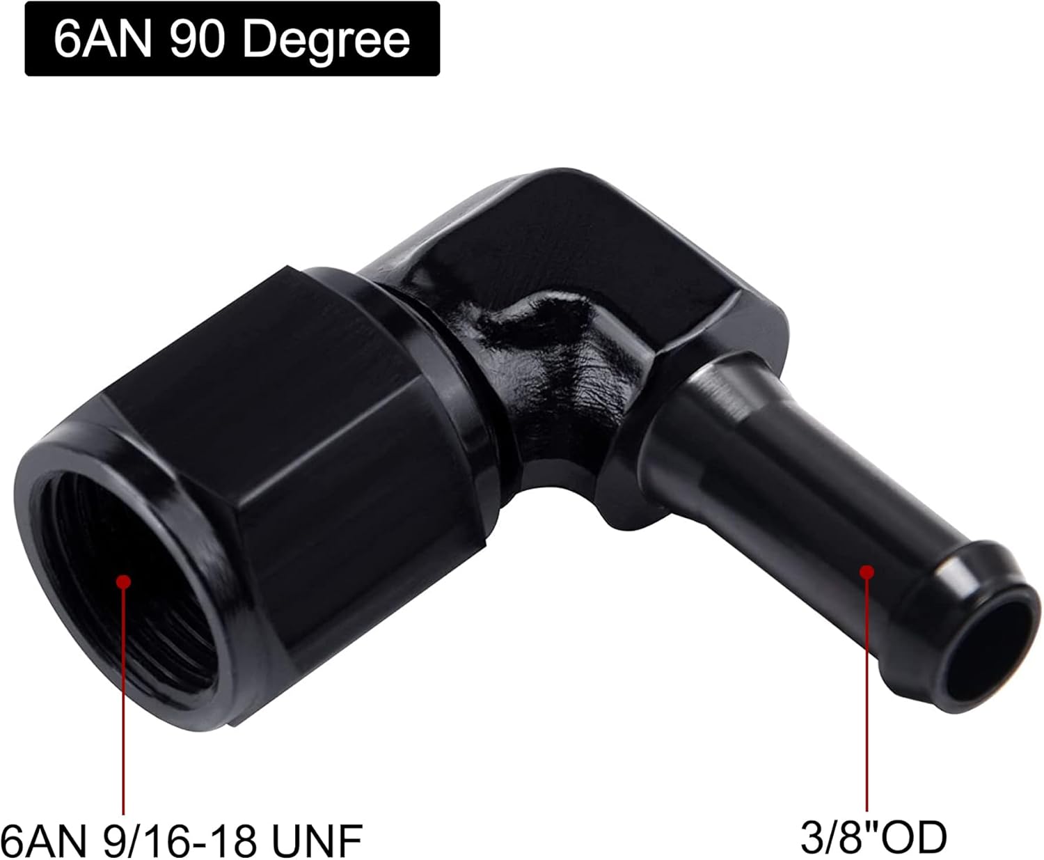 [6AN to 3/8 Inch,90 Degree]