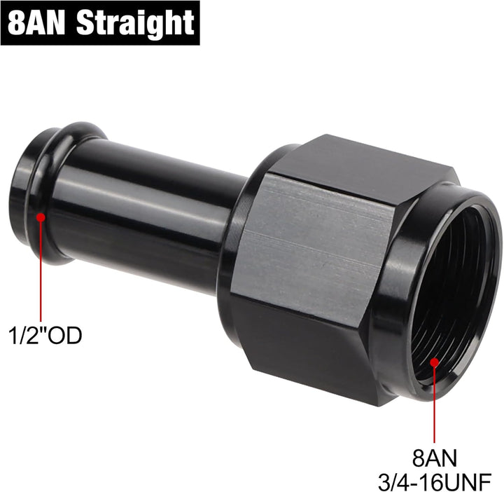 [8AN to 1/2 Inch,Straight]