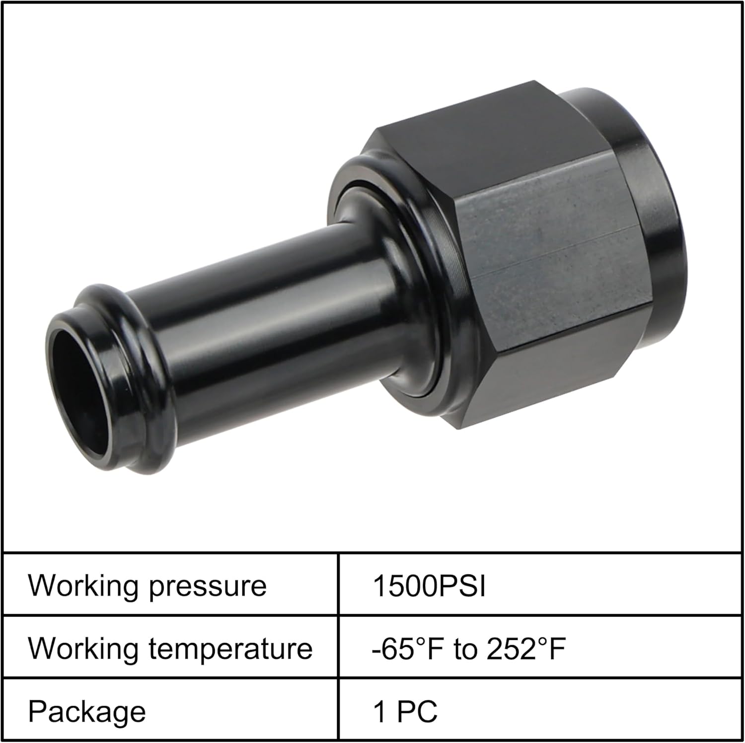 [8AN to 1/2 Inch,Straight]