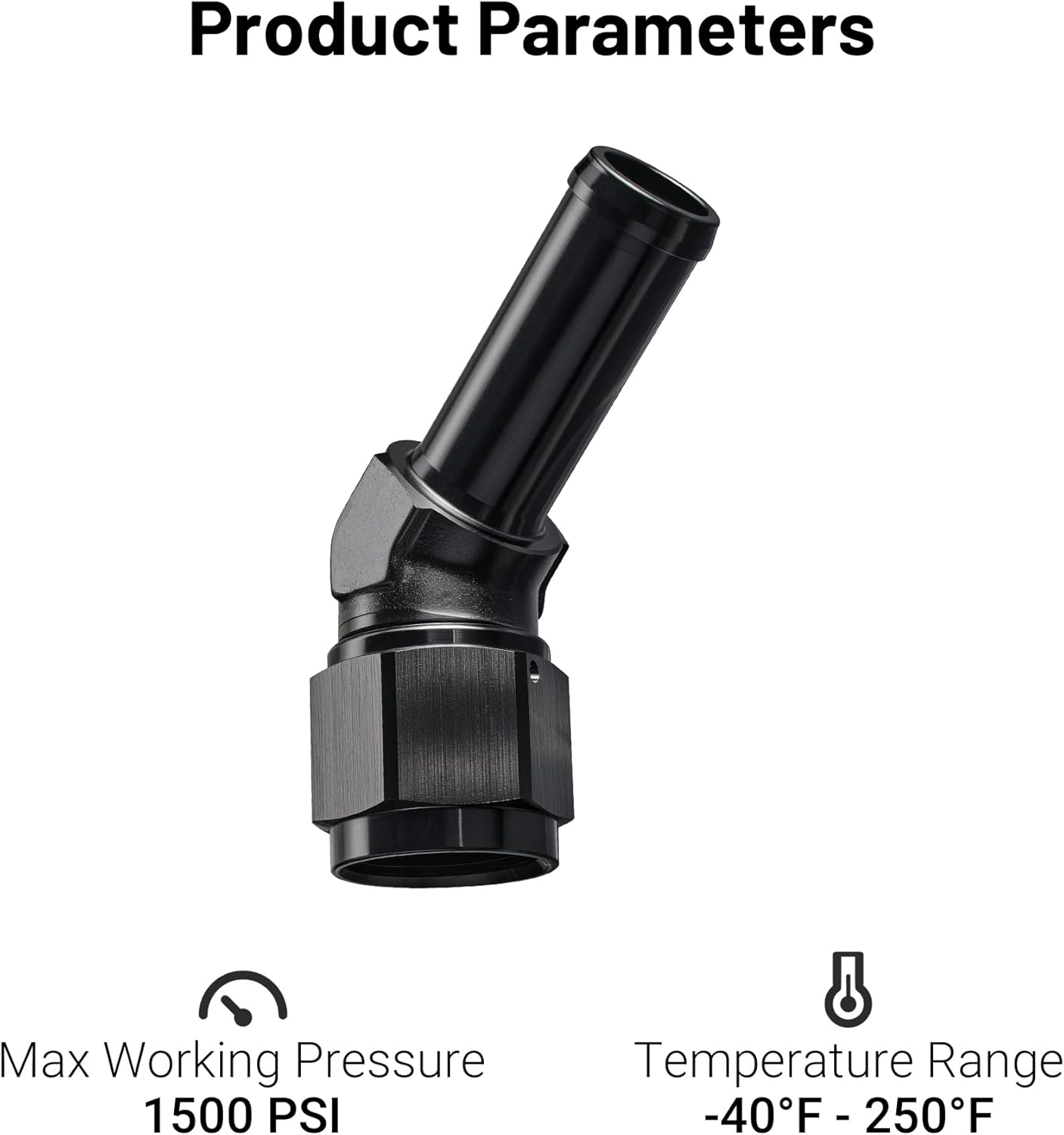 [10AN to 5/8 Inch,45 Degree]