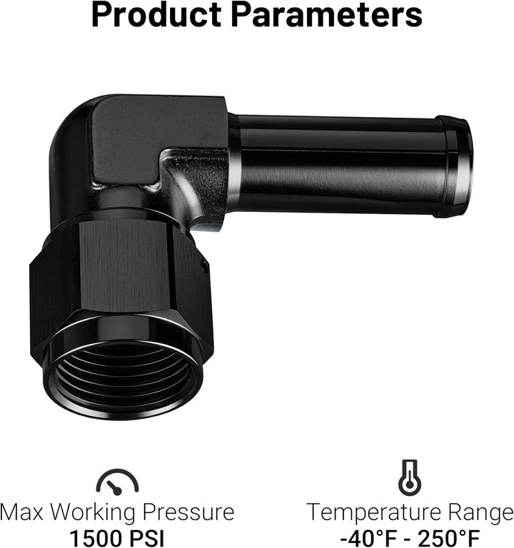 [10AN to 5/8 Inch,90 Degree]