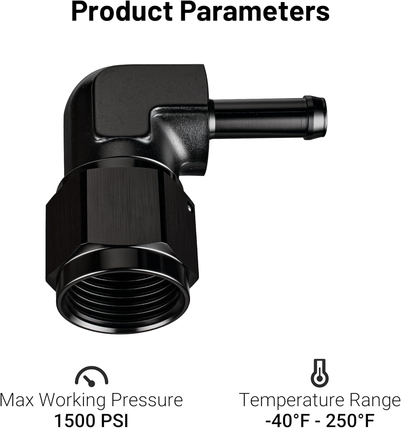 [10AN to 5/16 Inch,90 Degree]