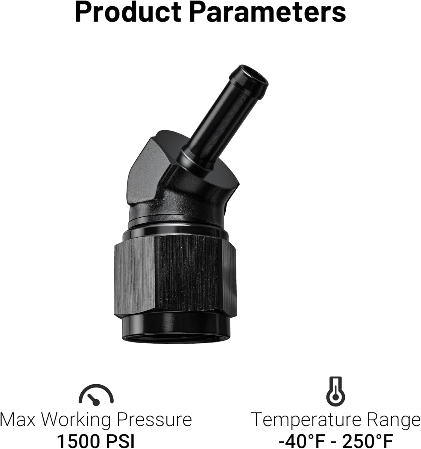 [10AN to 5/16 Inch,45 Degree]