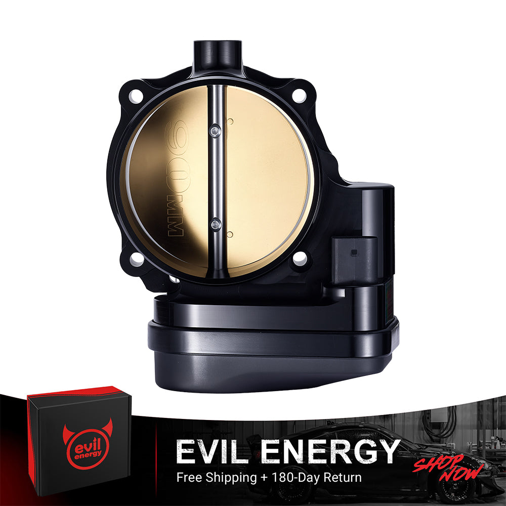 EVIL ENERGY 90mm Electronic Throttle Body Fit 2013+ Dodge Challenger SRT HEMI 5.7L 6.1L 6.4L - with TPS 4 Bolt