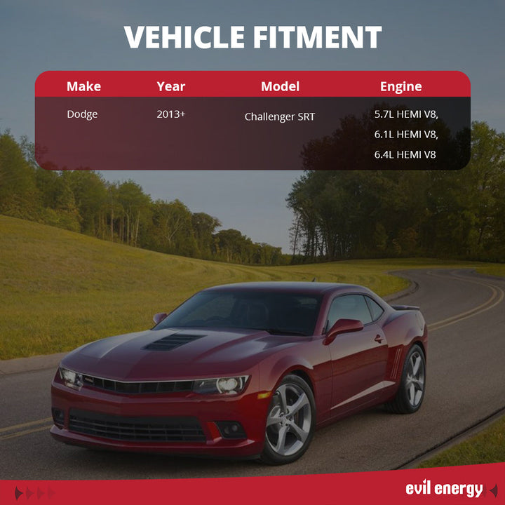 EVIL ENERGY 90mm Electronic Throttle Body - Vehicle Fitment for Dodge Challenger SRT (2013+)