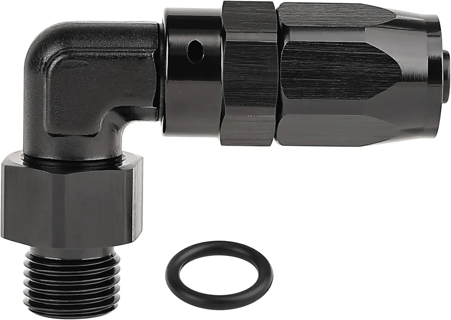 16AN Hose End Fttng 120 Degree Swvel for CPE Braded Fuel Hose AN16 16AN Hose End Fttng 120 Degree Swvel for CPE Braded Fuel Hose AN16