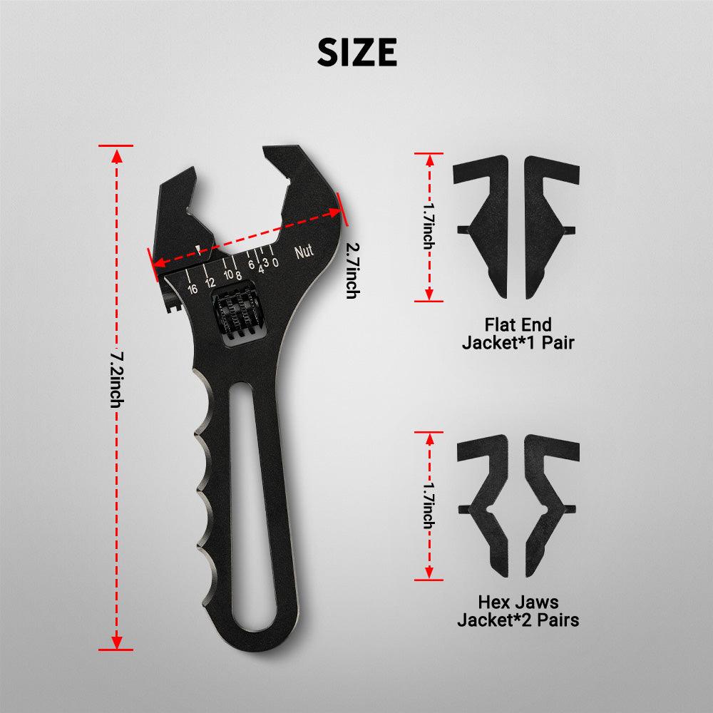 EVIL ENERGY All-in-One EFI Fuel System Bundle|EFI Bypass Fuel Pressure Regulator & CPE Fuel Line & Adjustable 3-16AN Wrench (Black) - EVILENERGY